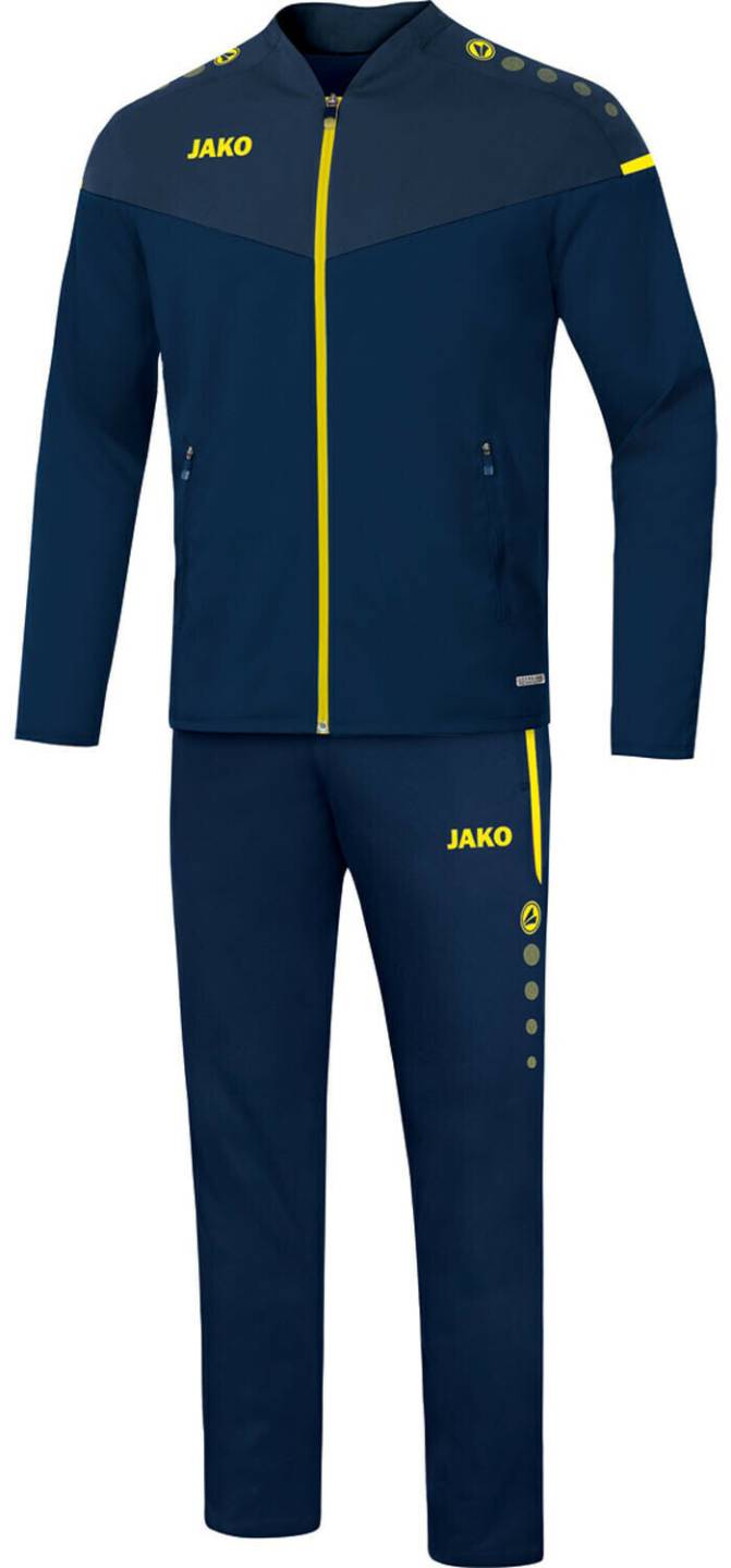 Tute sportive sportland JAKO Woven Tracksuit Champ 2.0marine/darkblue/neon yellow